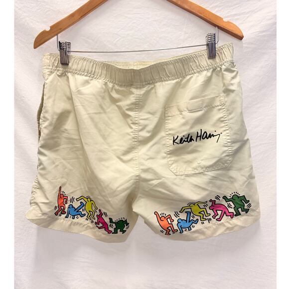 Keith Haring Party 15" Swim Trunks Medium Summer5 - Picture 2 of 3